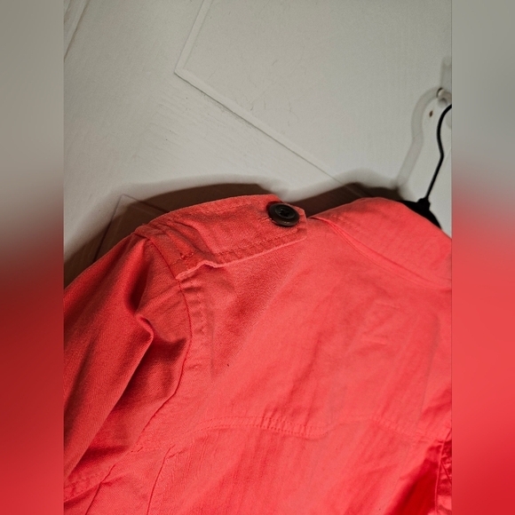 Gap Womens Coral Classic Denim Jacket Size M EUC - Picture 9 of 9